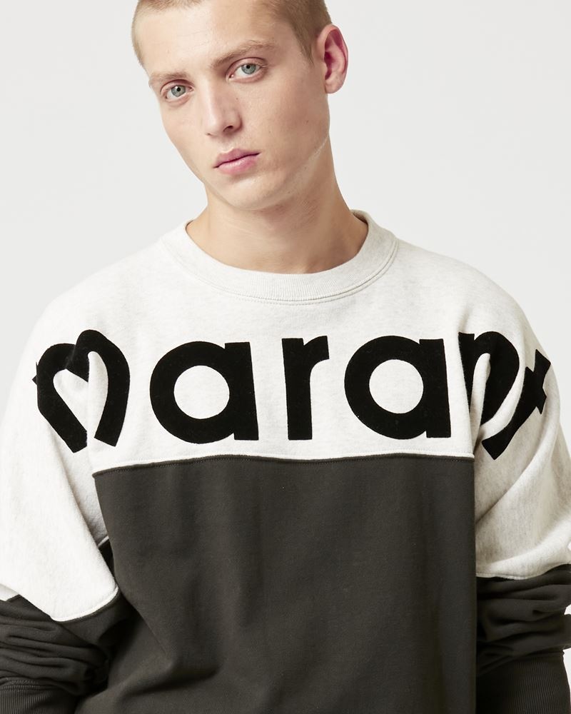 ★関税込★Isabel Marant★Howley Two Tone Logo Sweatshirt★ Isabel Marant HOWLEY TWO-TONE 