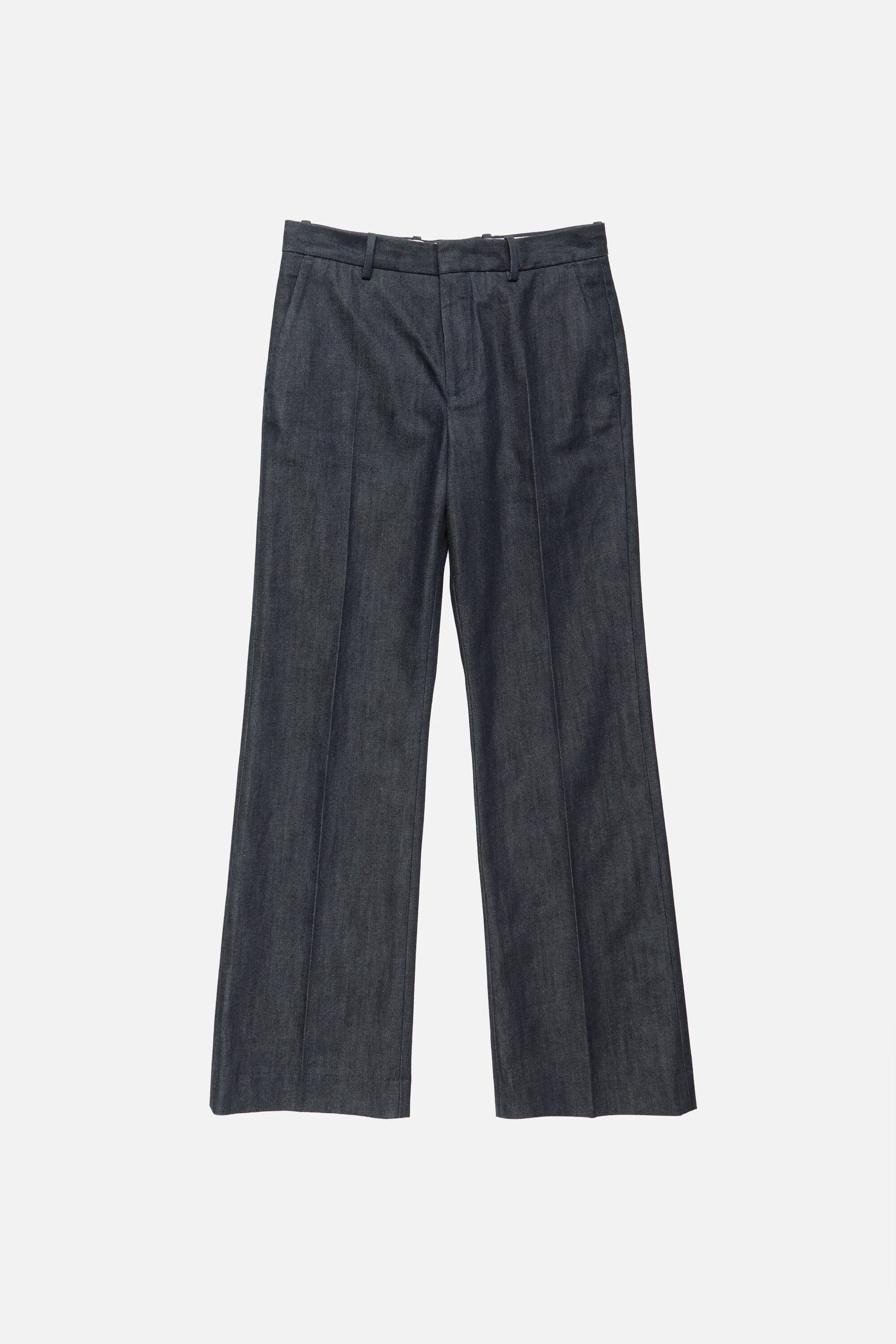 Branded selvedge denim trousers - Indigo blue - 1