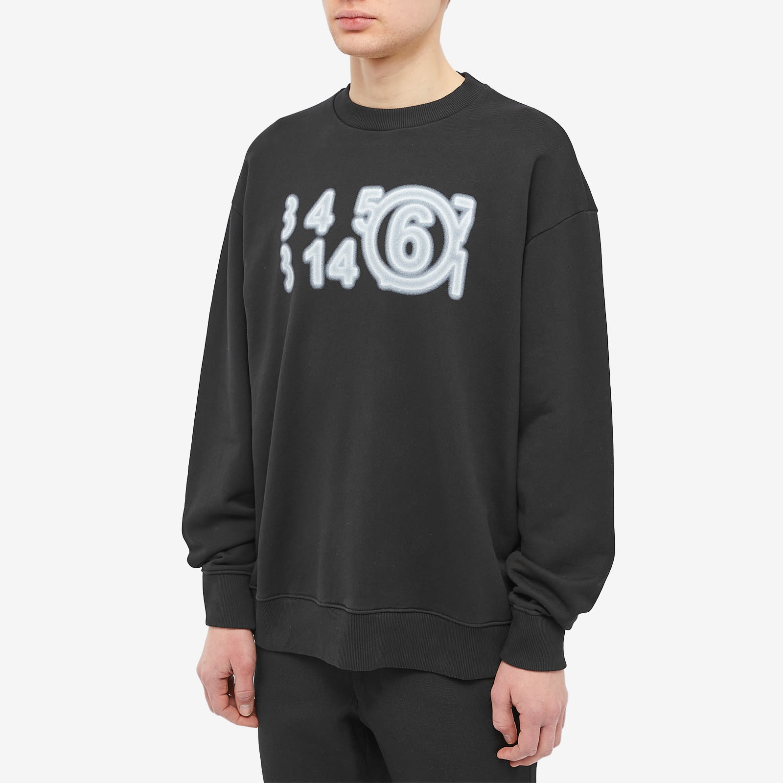 MM6 Maison Margiela Zoom Logo Crew Sweat - 2
