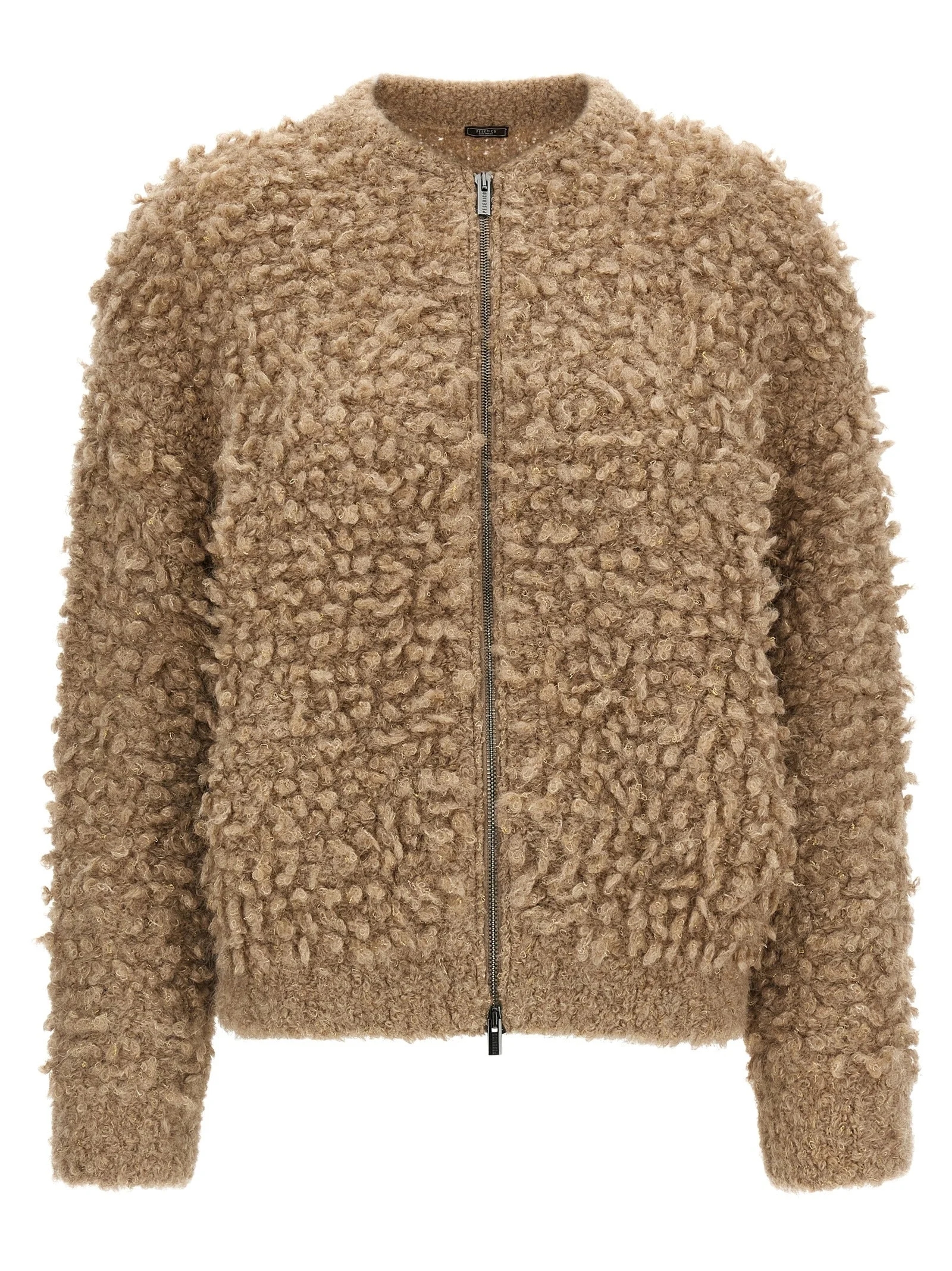 Peserico Women Lurex Bouclé Bomber Jacket - 1