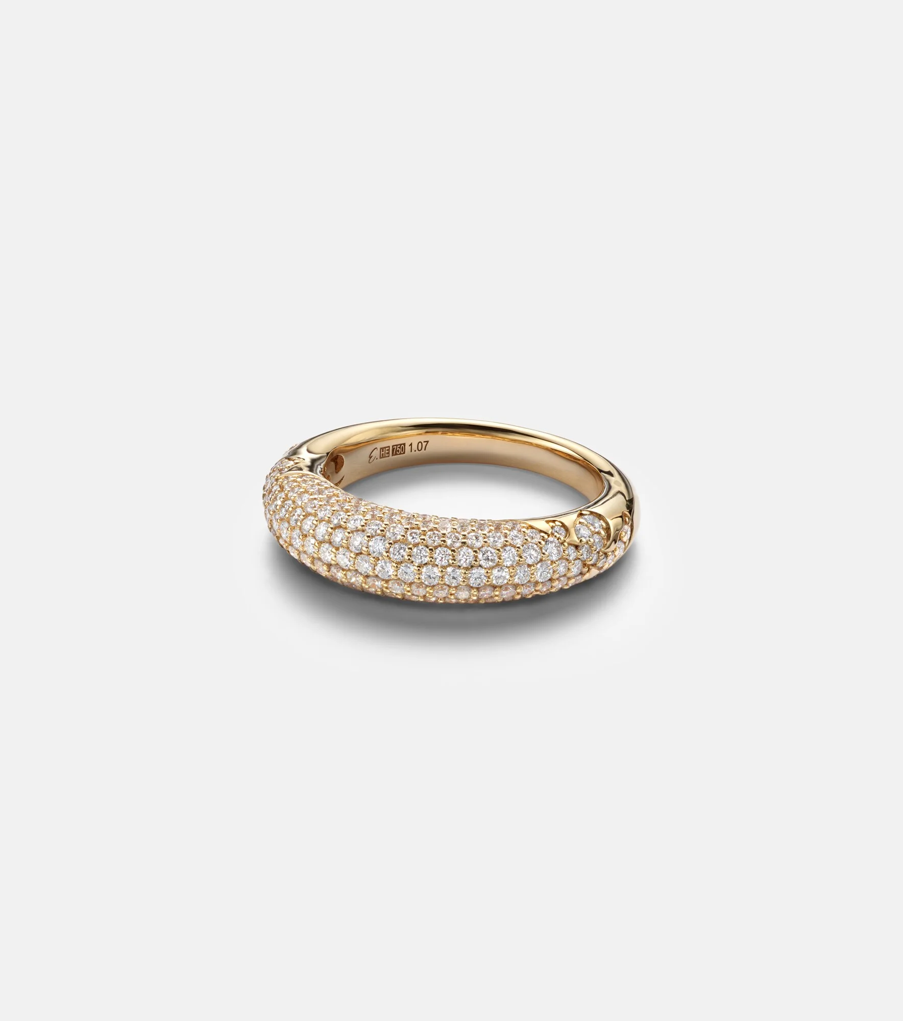 New York 66 Medium 18kt gold ring with diamonds - 1