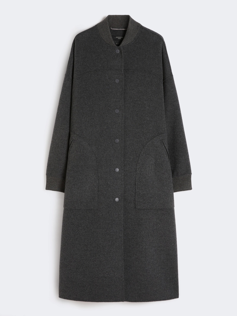 ALAMARO Long wool coat - DARK GREY 1