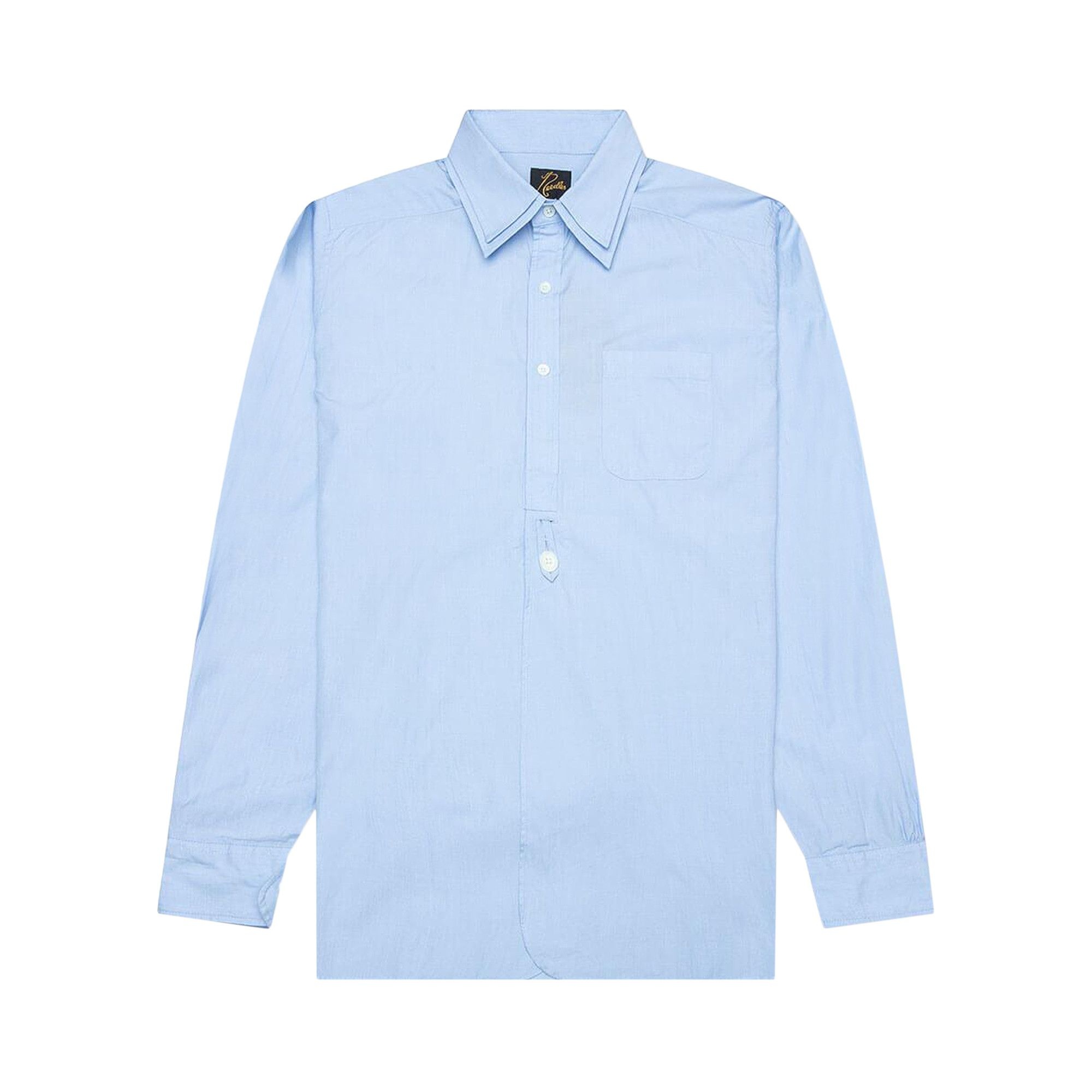 Needles Double Regular Collar EDW Shirt 'Sax Blue' - 1