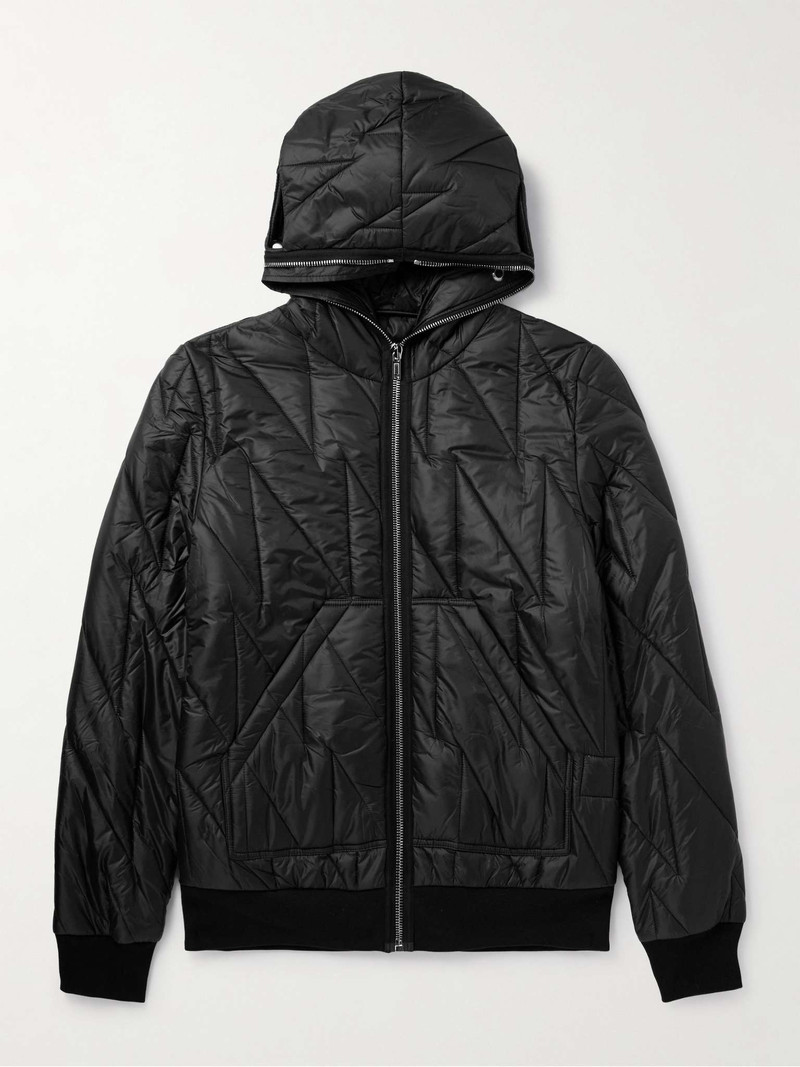 Quilted Padded Shell Hooded Jacket 1