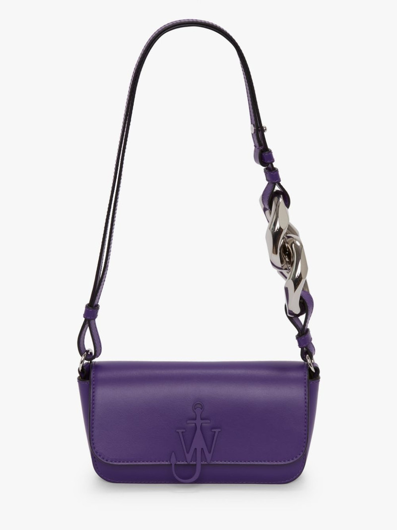 ANCHOR CHAIN BAGUETTE - LEATHER SHOULDER BAG - 1