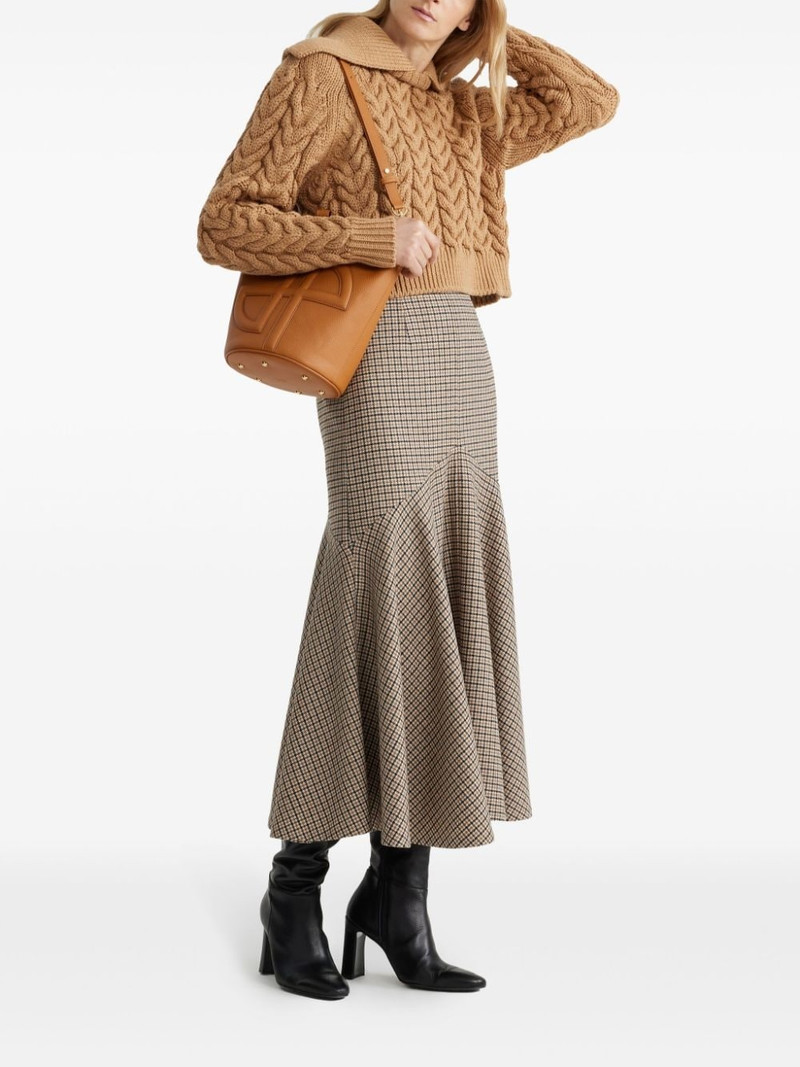 PATOU sailor cable-knit sweater outlook