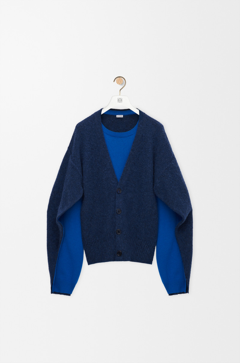 Trompe l'oeil sweater in wool 1