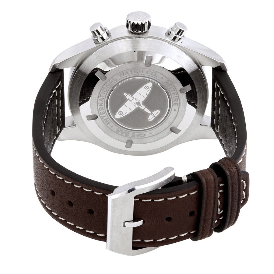 IWC Pilot Spitfire Chronograph Automatic Black Dial Men's Watch IW387903 - 3