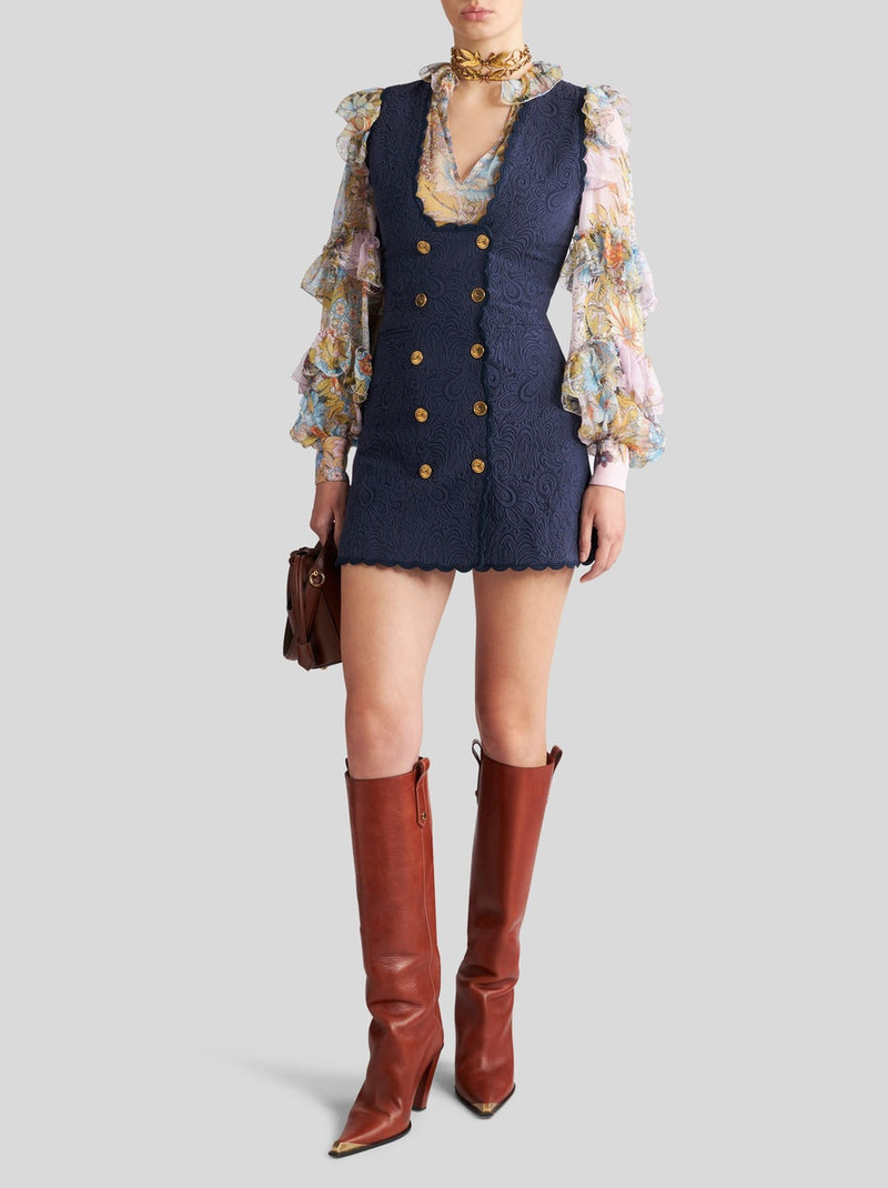 Etro LONG PAISLEY JACQUARD WAISTCOAT outlook