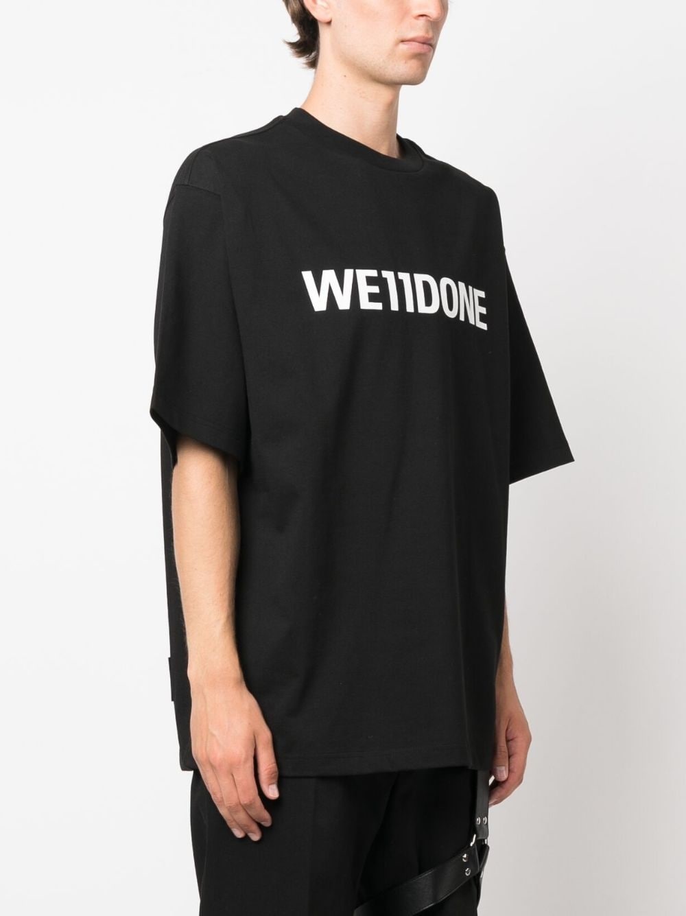 logo-print cotton T-shirt - 4
