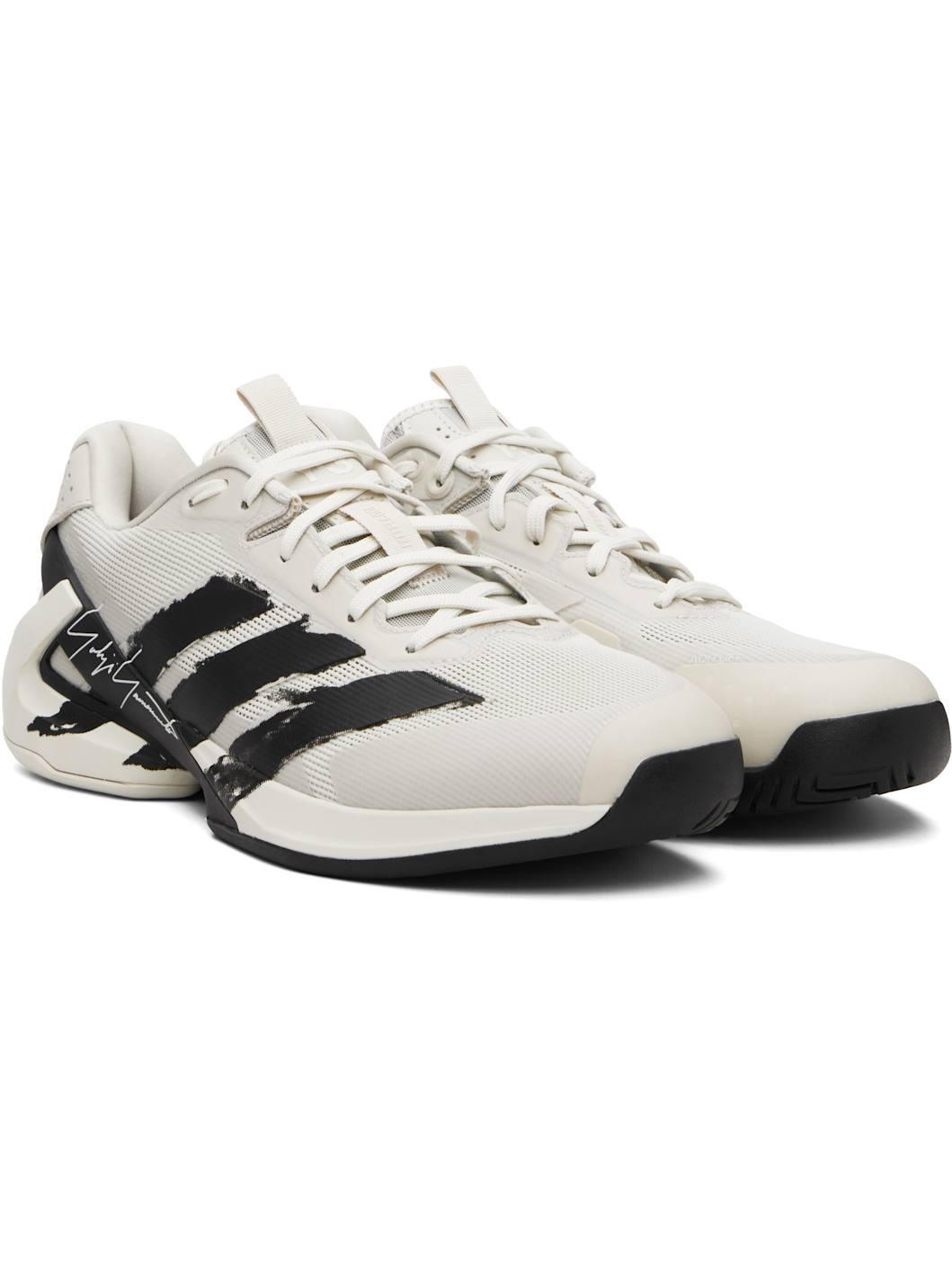 Black & Gray US Open adizero Cybersonic 2 Sneakers - 4