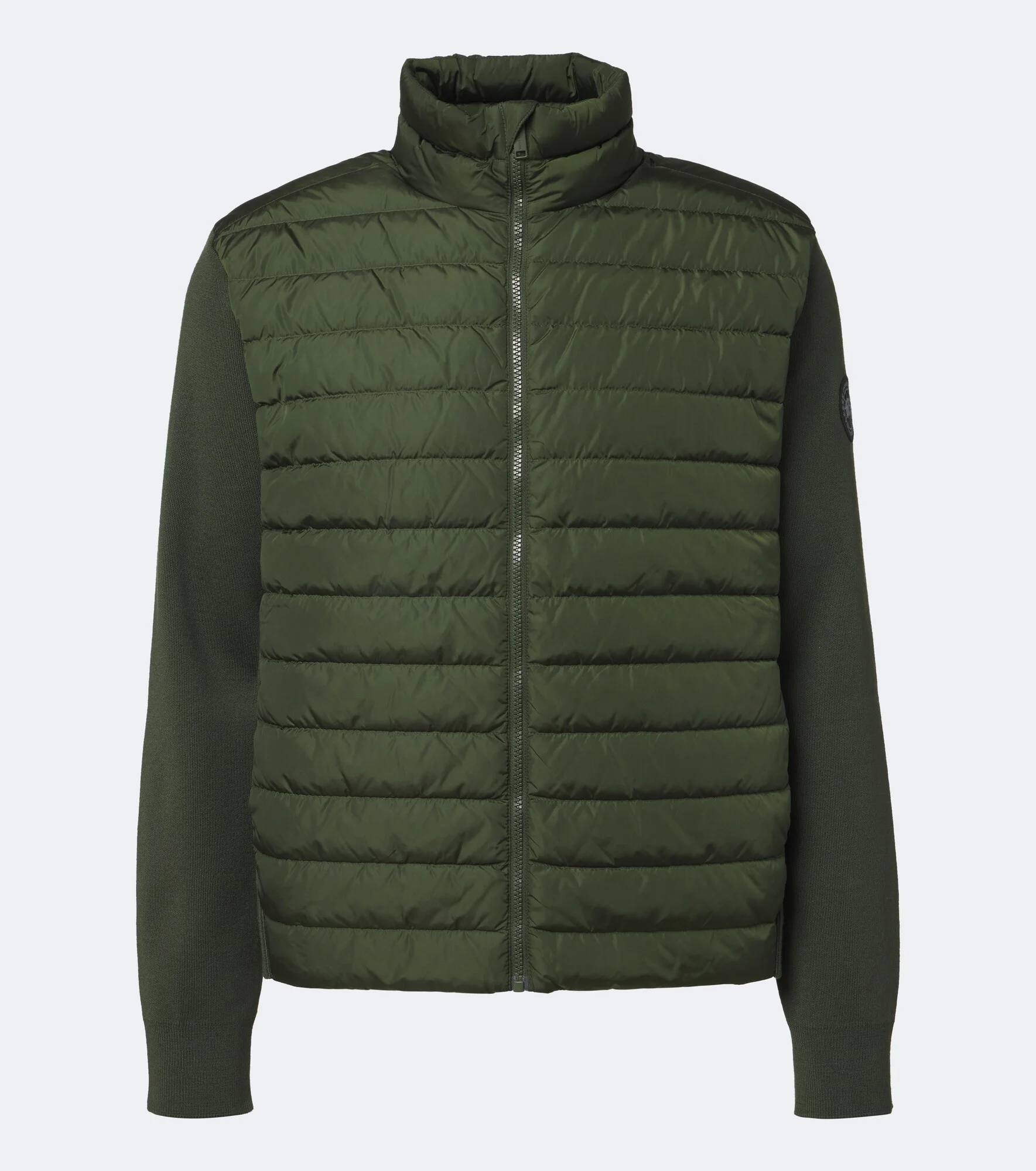 Hybridge Flavio down-paneled wool cardigan - 1