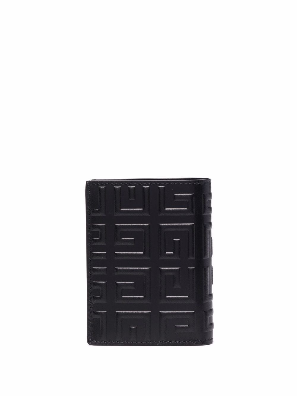 embossed logo leather wallet - 2