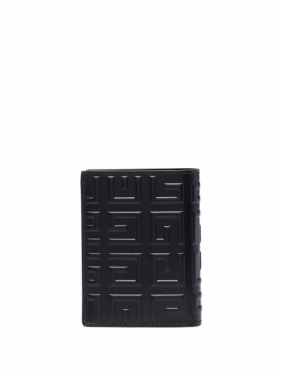 Givenchy embossed logo leather wallet outlook