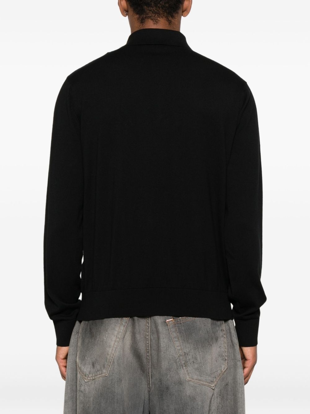 long-sleeve polo shirt - 3