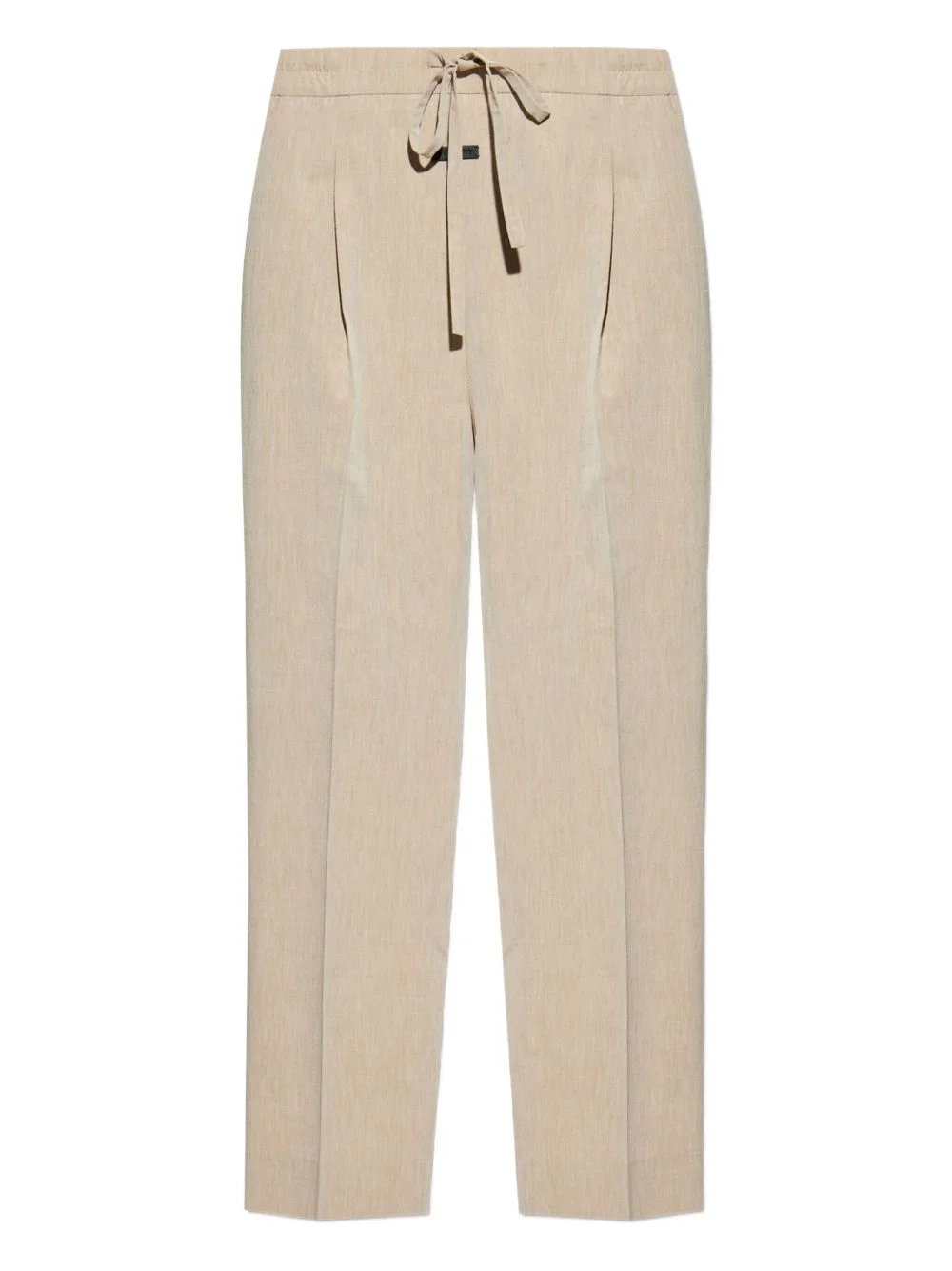 PLEAT-DETAILED DRAWSTRING TROUSERS - 1