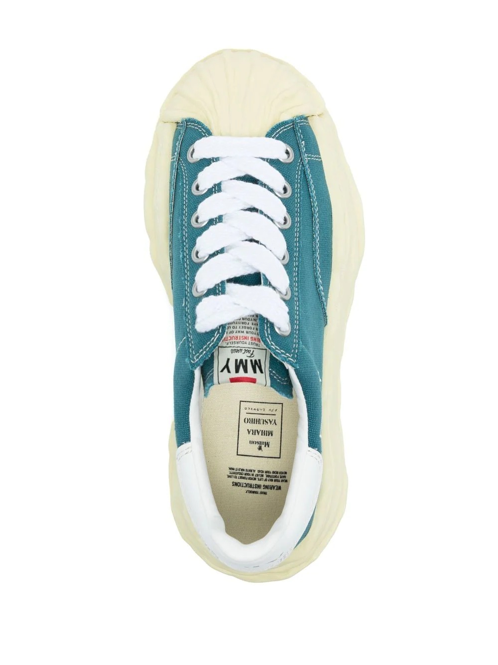 gum-rubber sole sneakers - 4