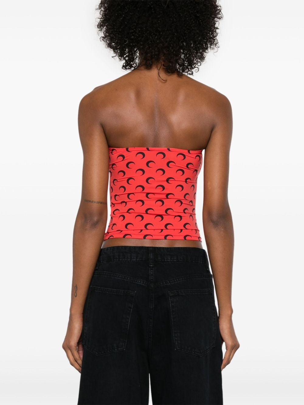 Moonogram-pattern top - 4