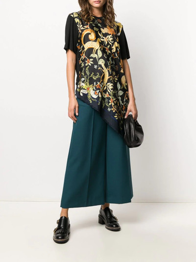 Lanvin printed silk T-shirt outlook