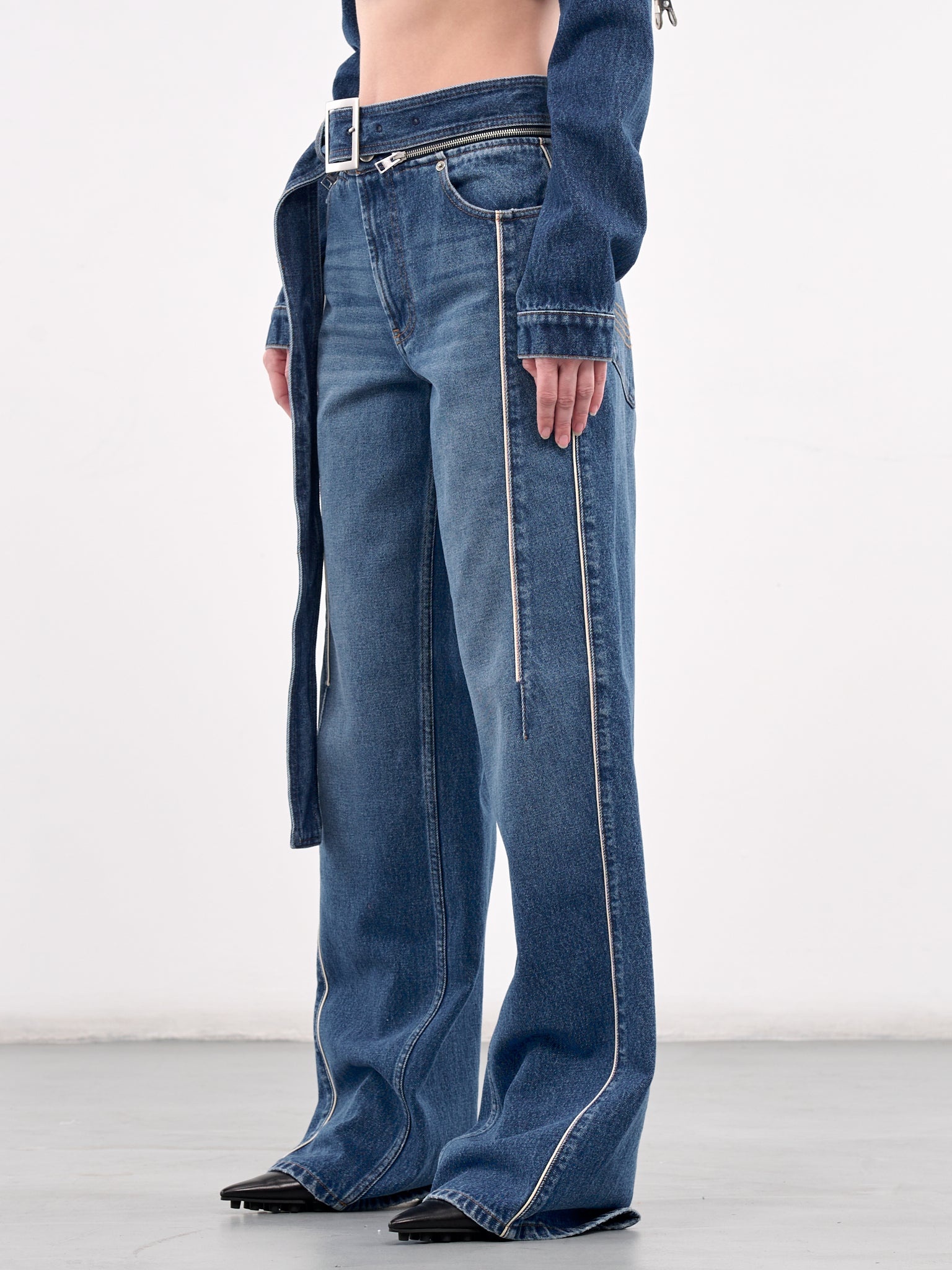 The Belted Denim Jeans - 2