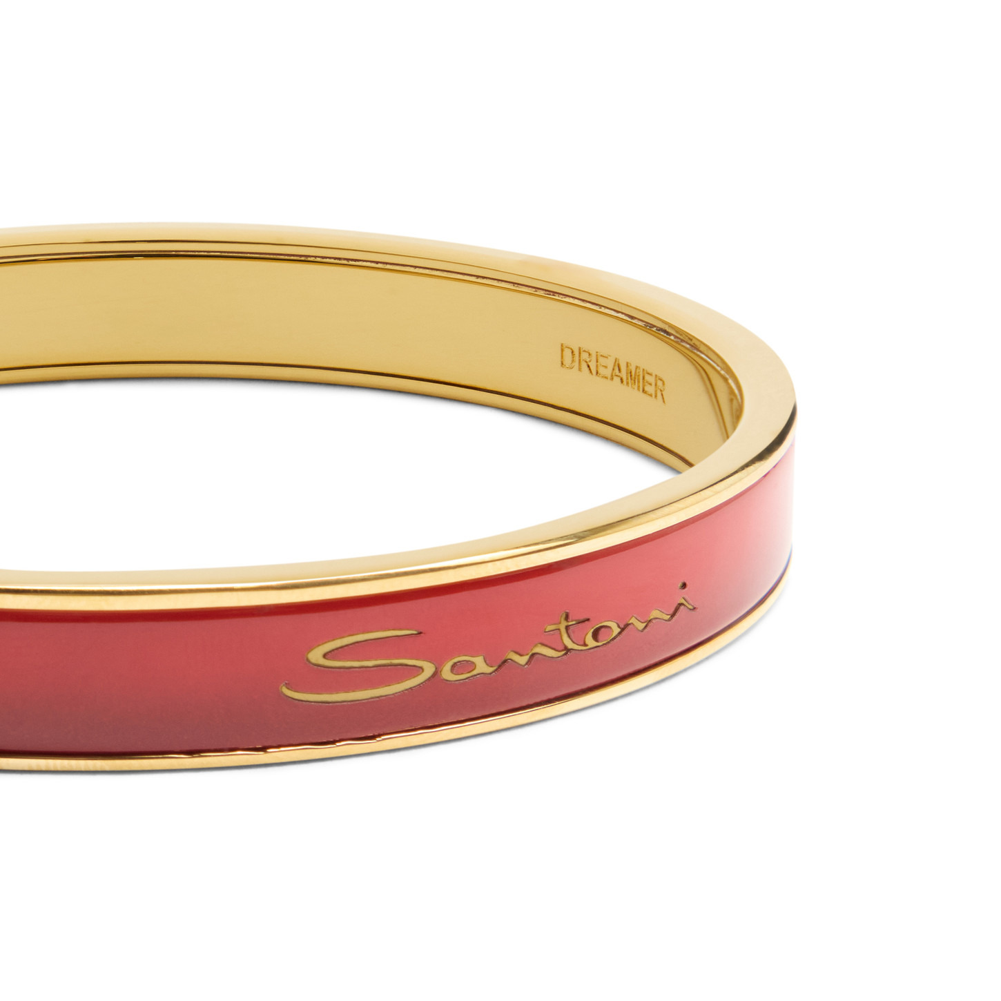 Red metal bracelet - 3
