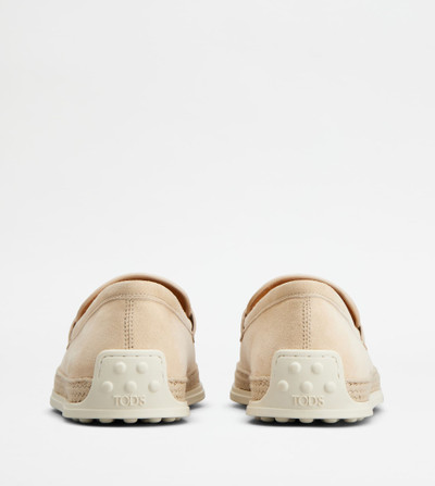 Tod's LOAFERS IN SUEDE - BEIGE outlook