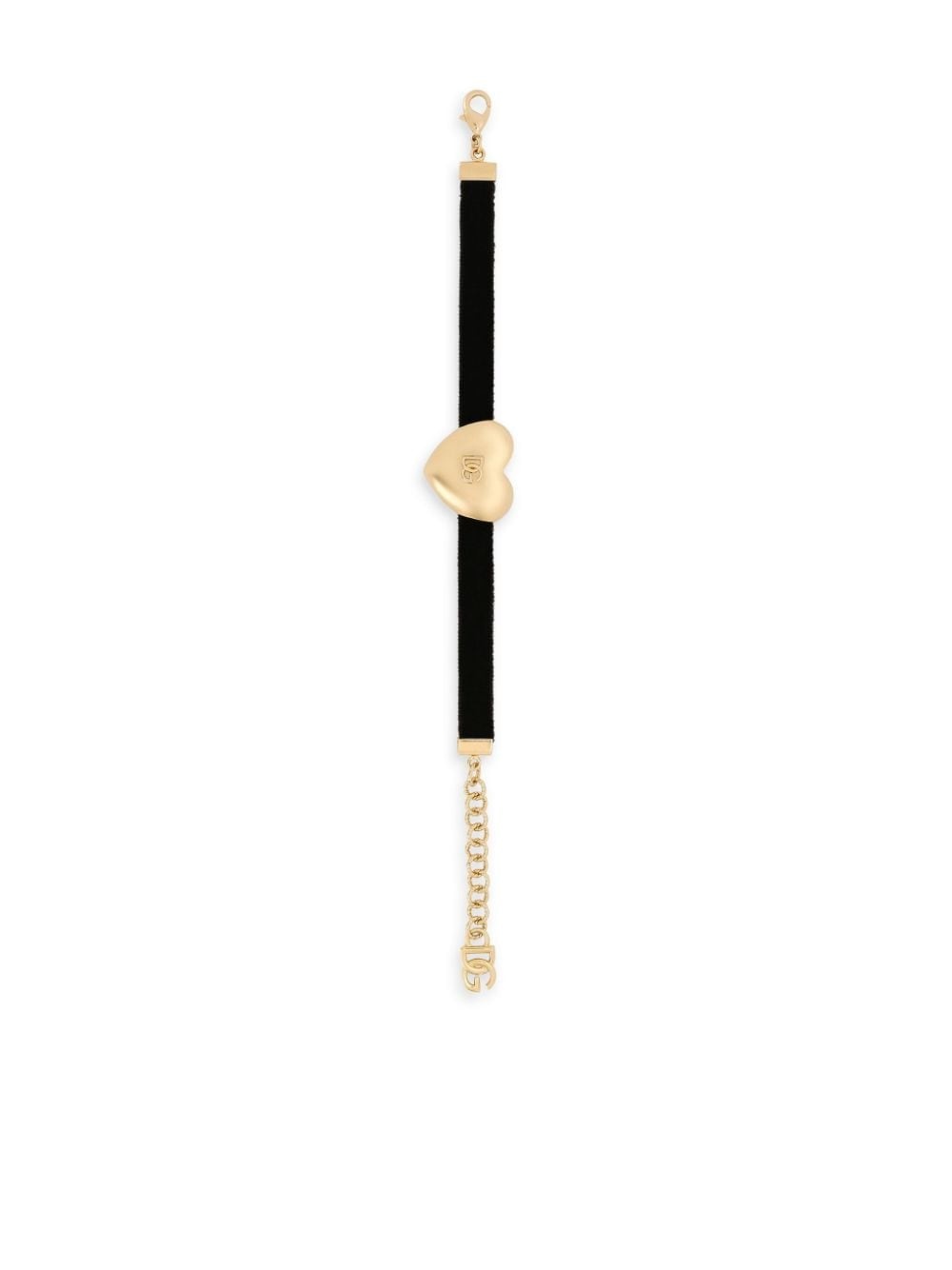 DG heart velvet bracelet - 1