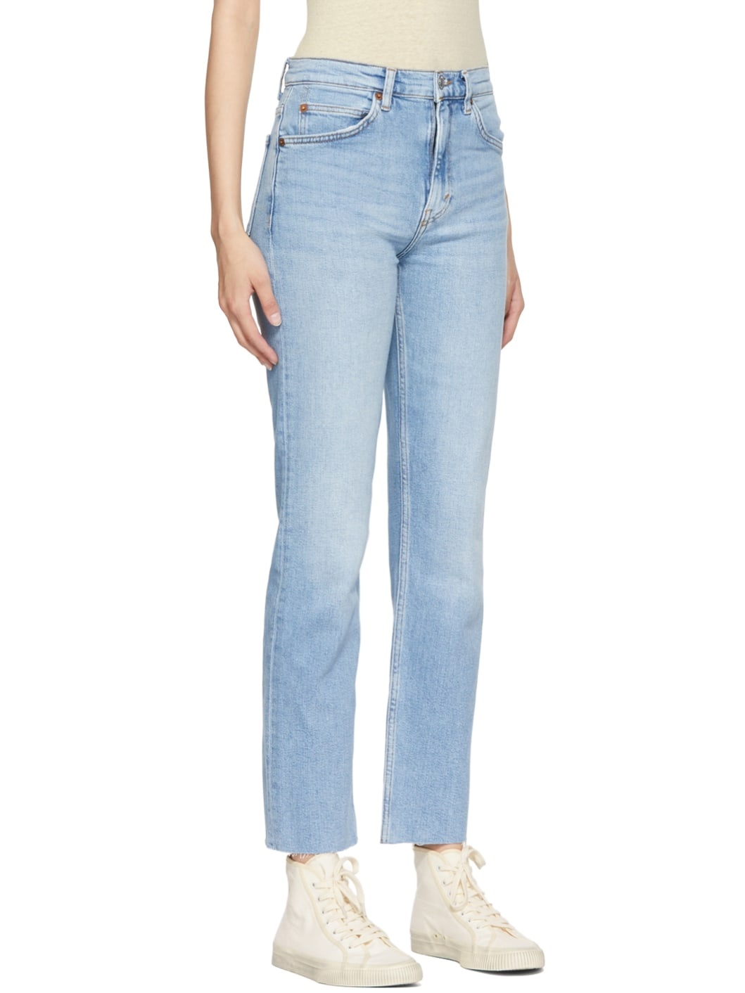 Blue 70s Straight Leg Jeans - 2