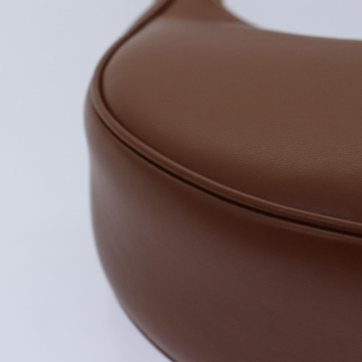 CELINE Triomphe Hand Bag Leather Brown Gold - 15