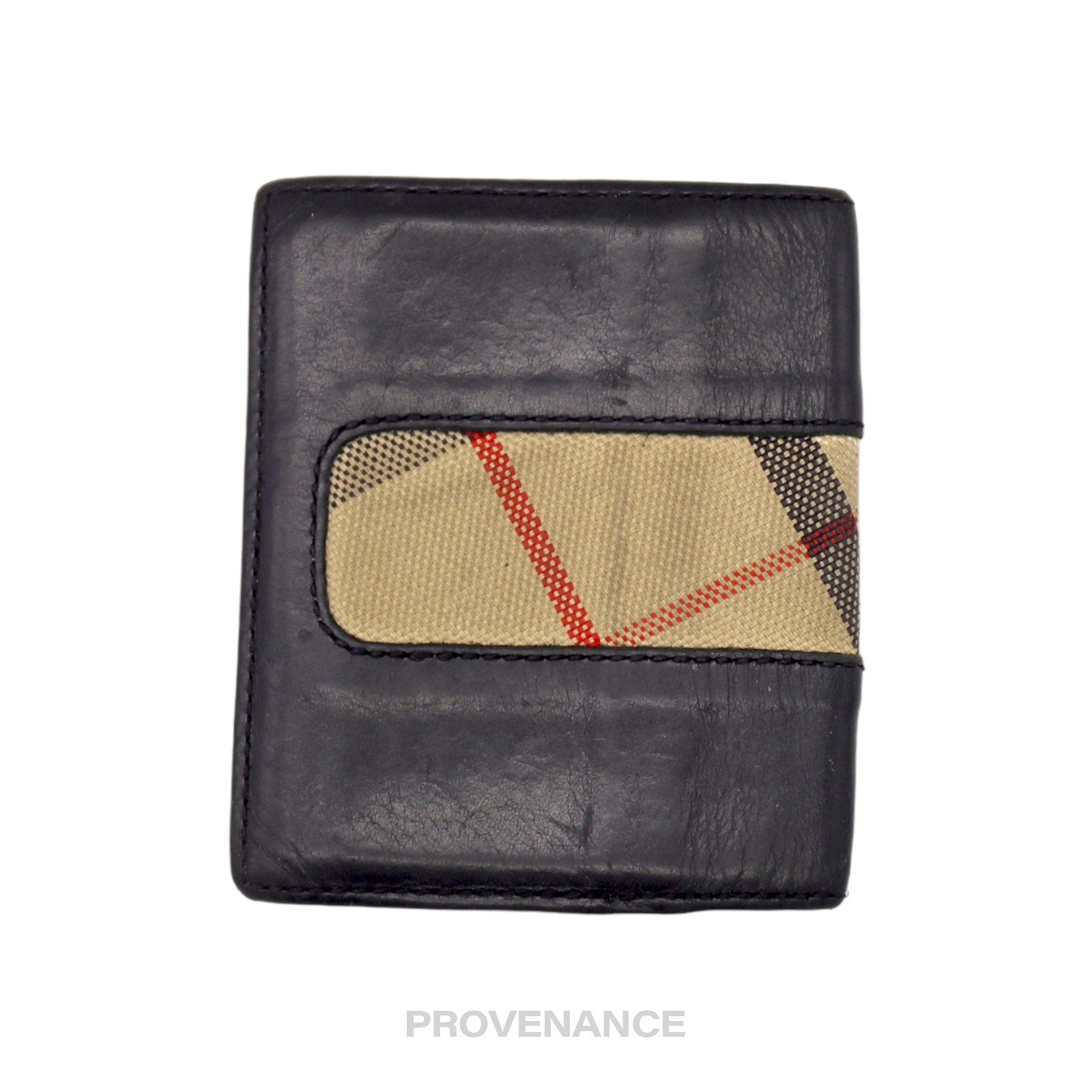 Burberry Pocket Organizer Wallet - Black Vintage Check - 2