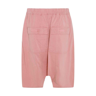 Rick Owens DRKSHDW pink cotton shorts outlook