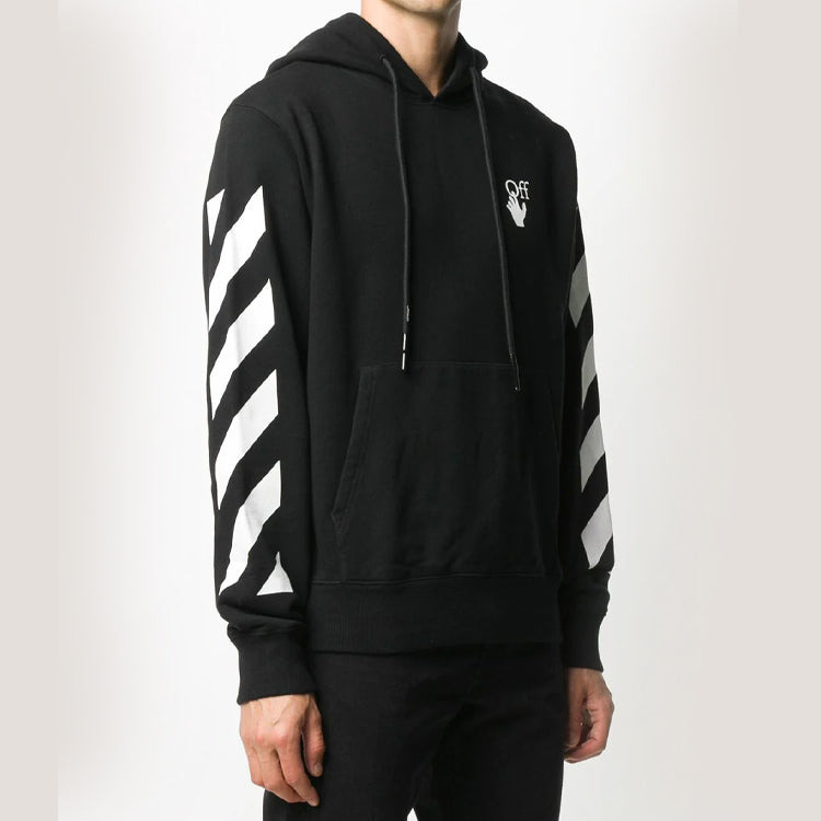 Off-White Diagonal Stripes Mens Logo Long Sleeve Sweater OMBB034F20FLE0091001 - 3
