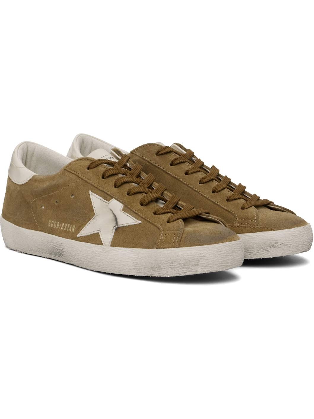 Tan Super-Star Sneakers - 4