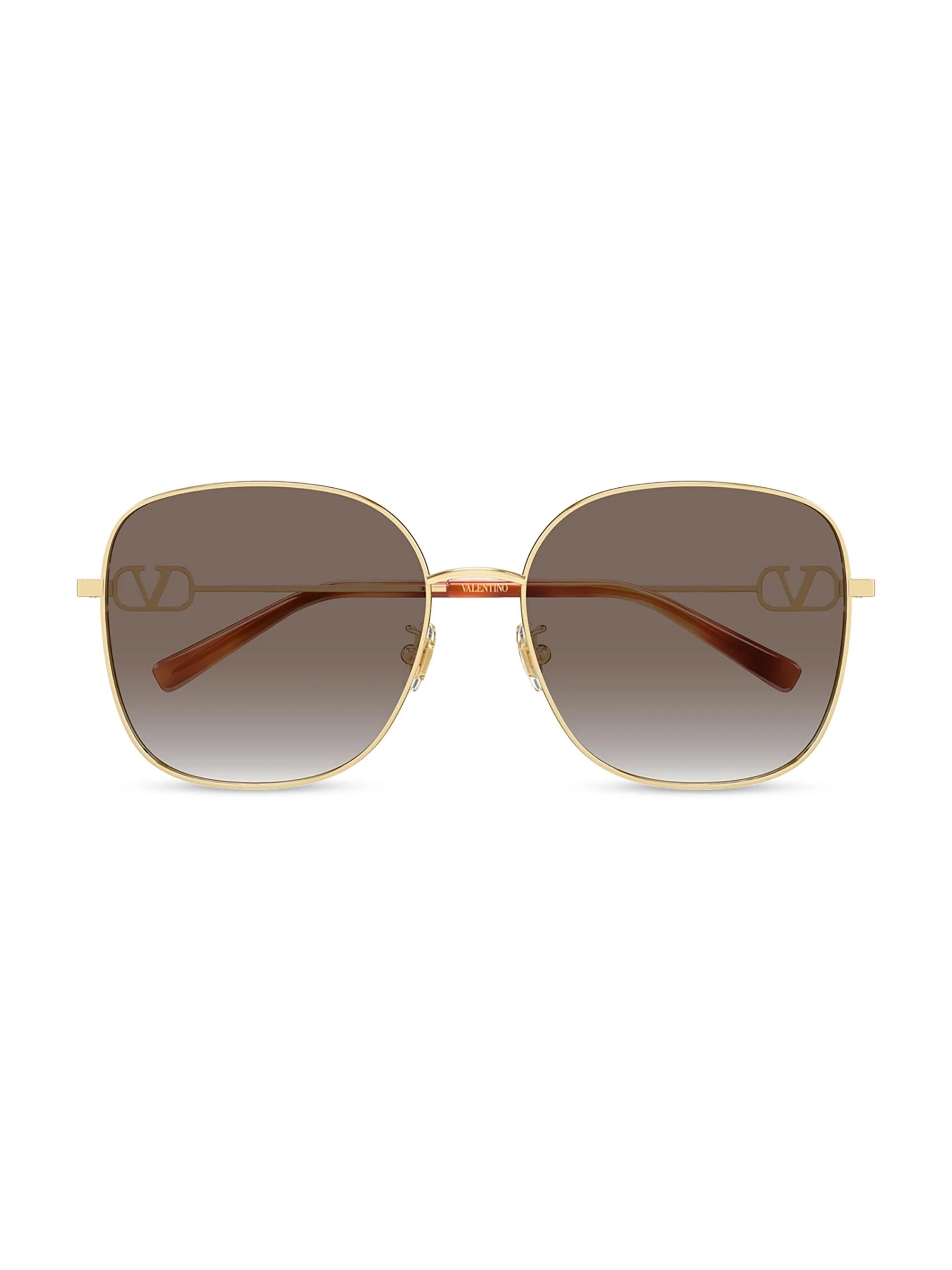 Women's 59MM Square Sunglasses - Gold Brown - 1