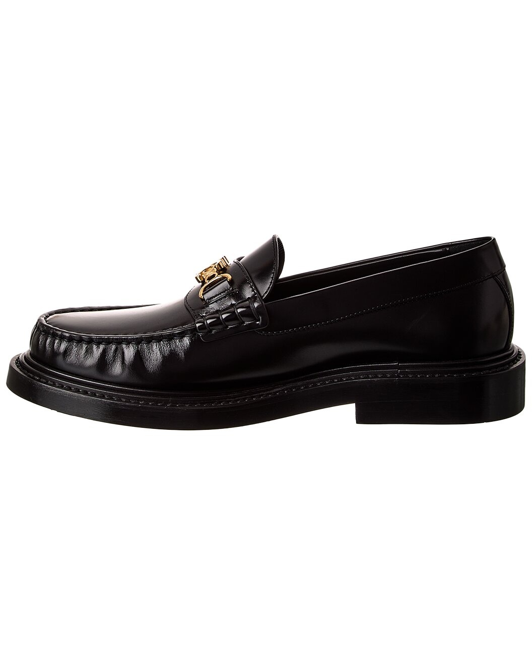 CELINE Universite Triomphe Chain Leather Loafer - 2
