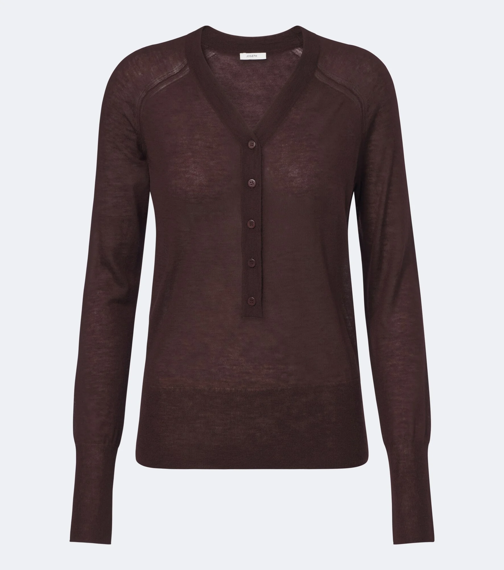 Reem cashmere Henley shirt - 1