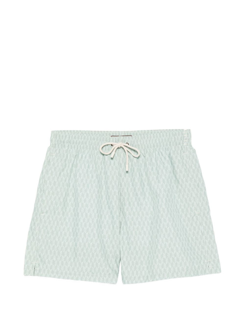 geometric-print swim shorts 1