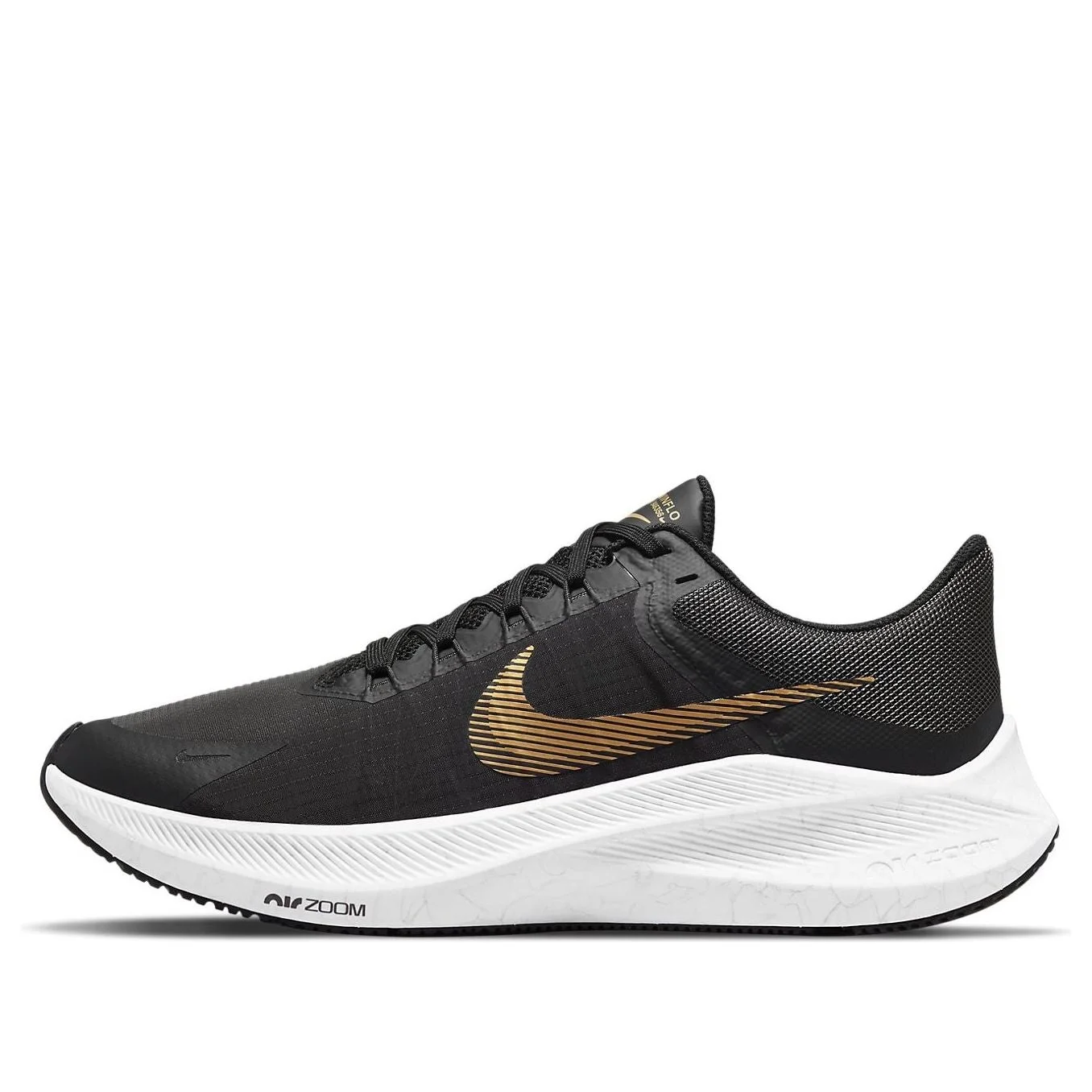 Nike Air Zoom Winflo 8 'Black Metallic Gold' CW3419-009 - 1
