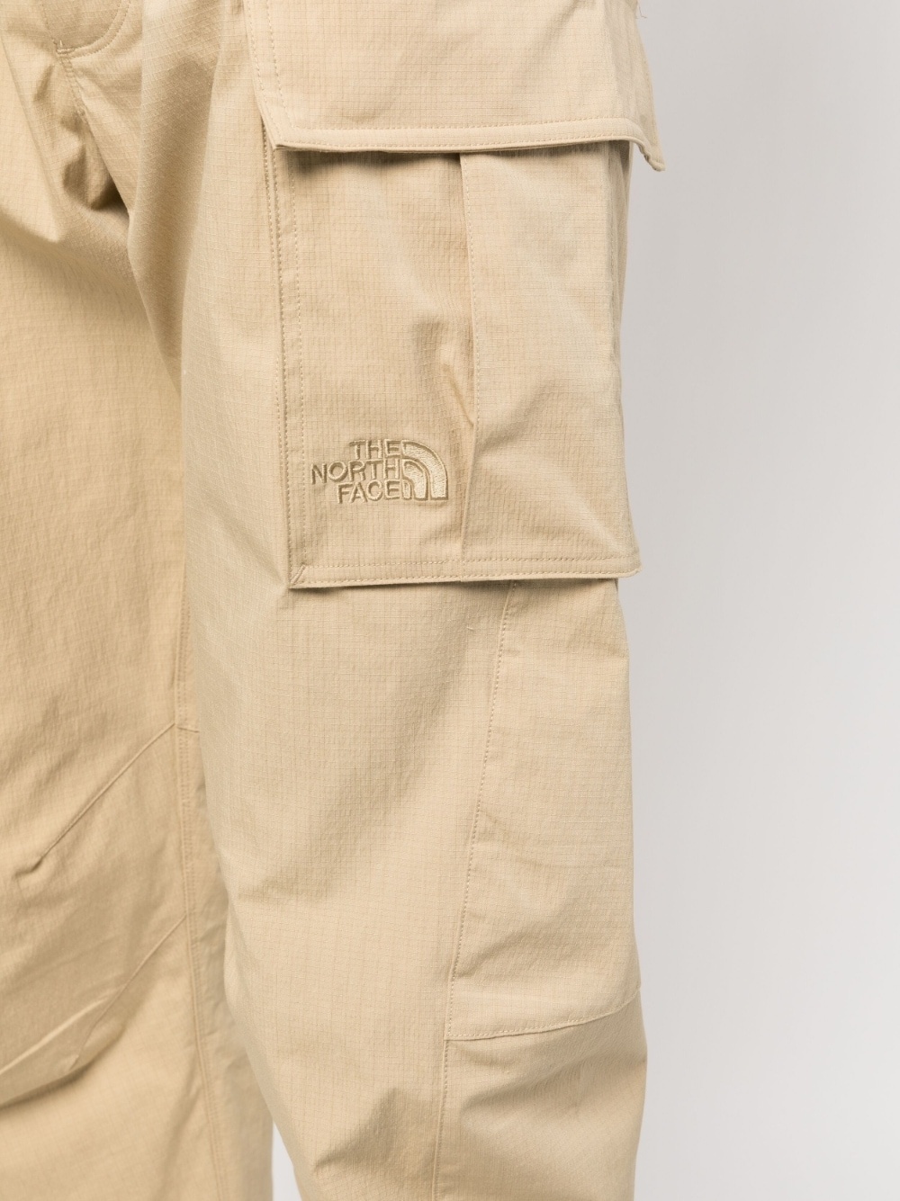 embroidered-logo cargo trousers - 5