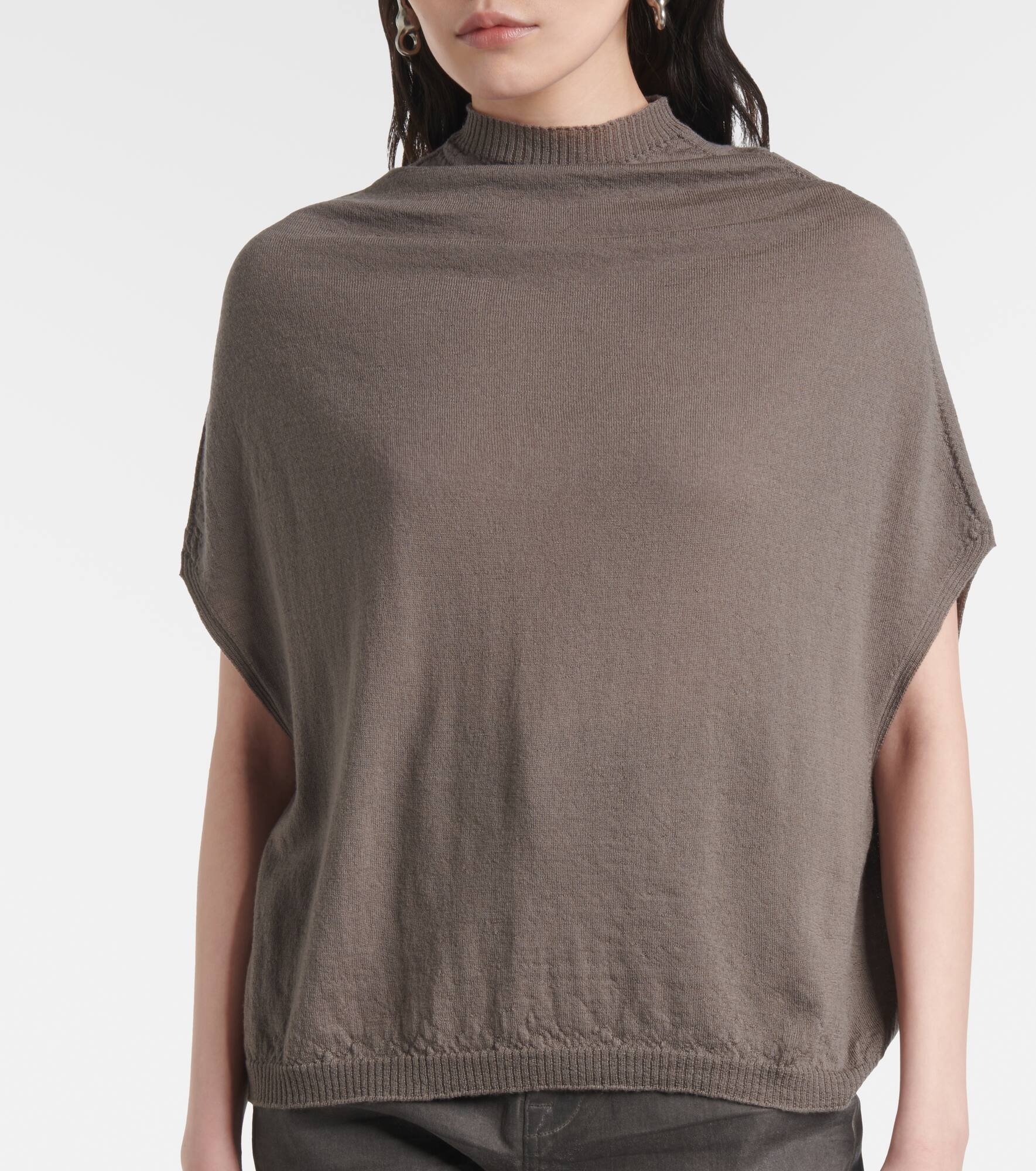 Wool turtleneck top - 5