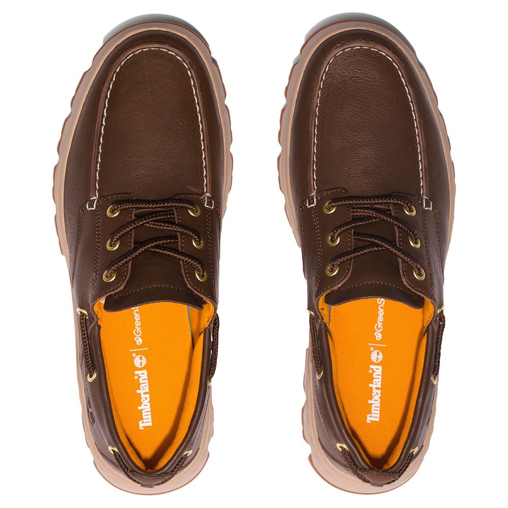Timberland Greenstride Originals Ultra Leather Boat Shoes 'Dark Brown' A5RH4W - 6