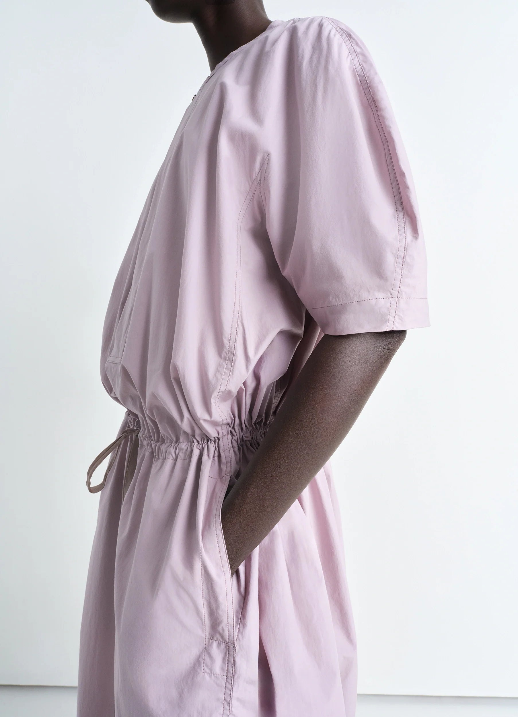 Lemaire｜DRESSES (Parachute Dress (DR1110 LF1364 506)) Charcoal Parachute Dress | LEMAIRE