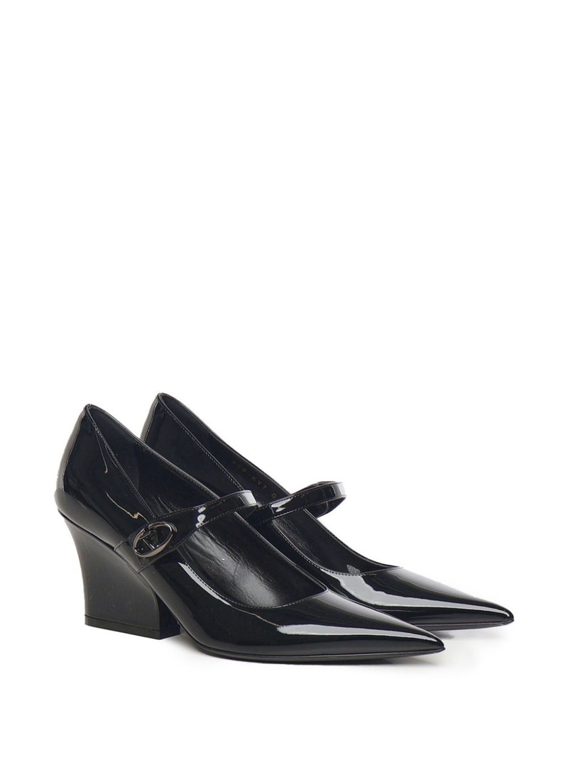 Valentino 80mm patent-finish pumps outlook