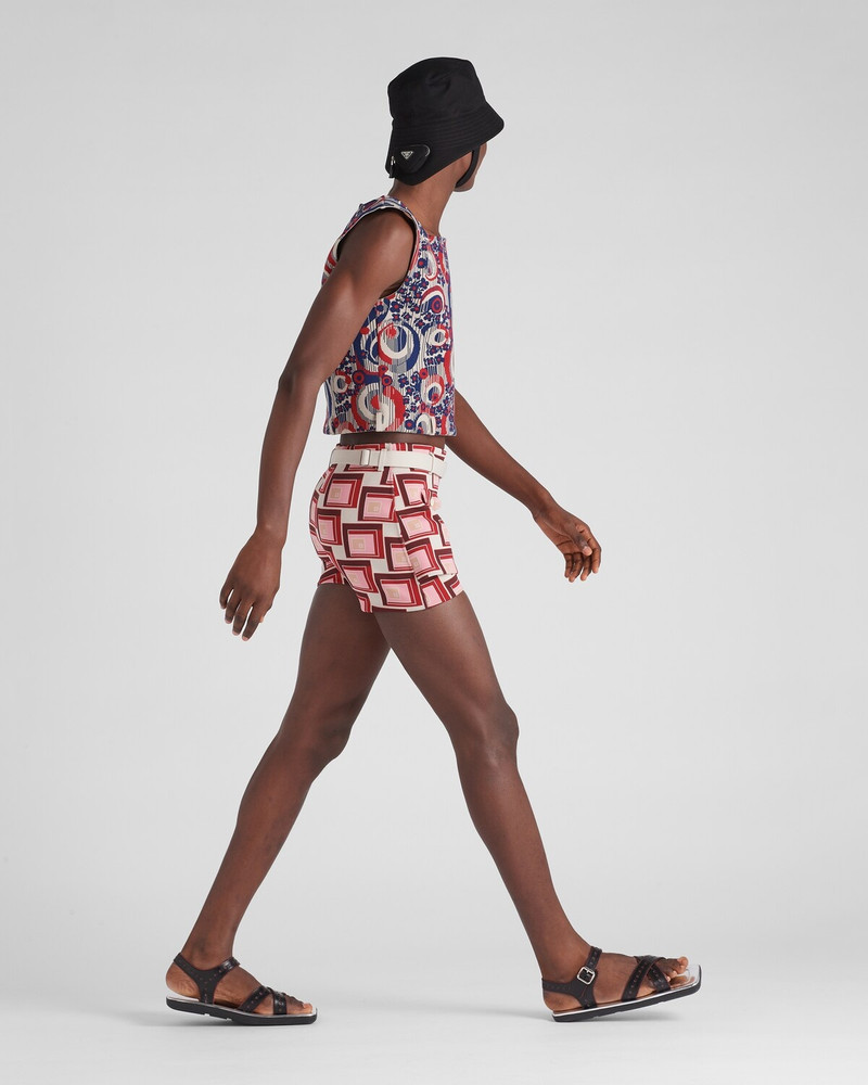 Jacquard knit shorts 3