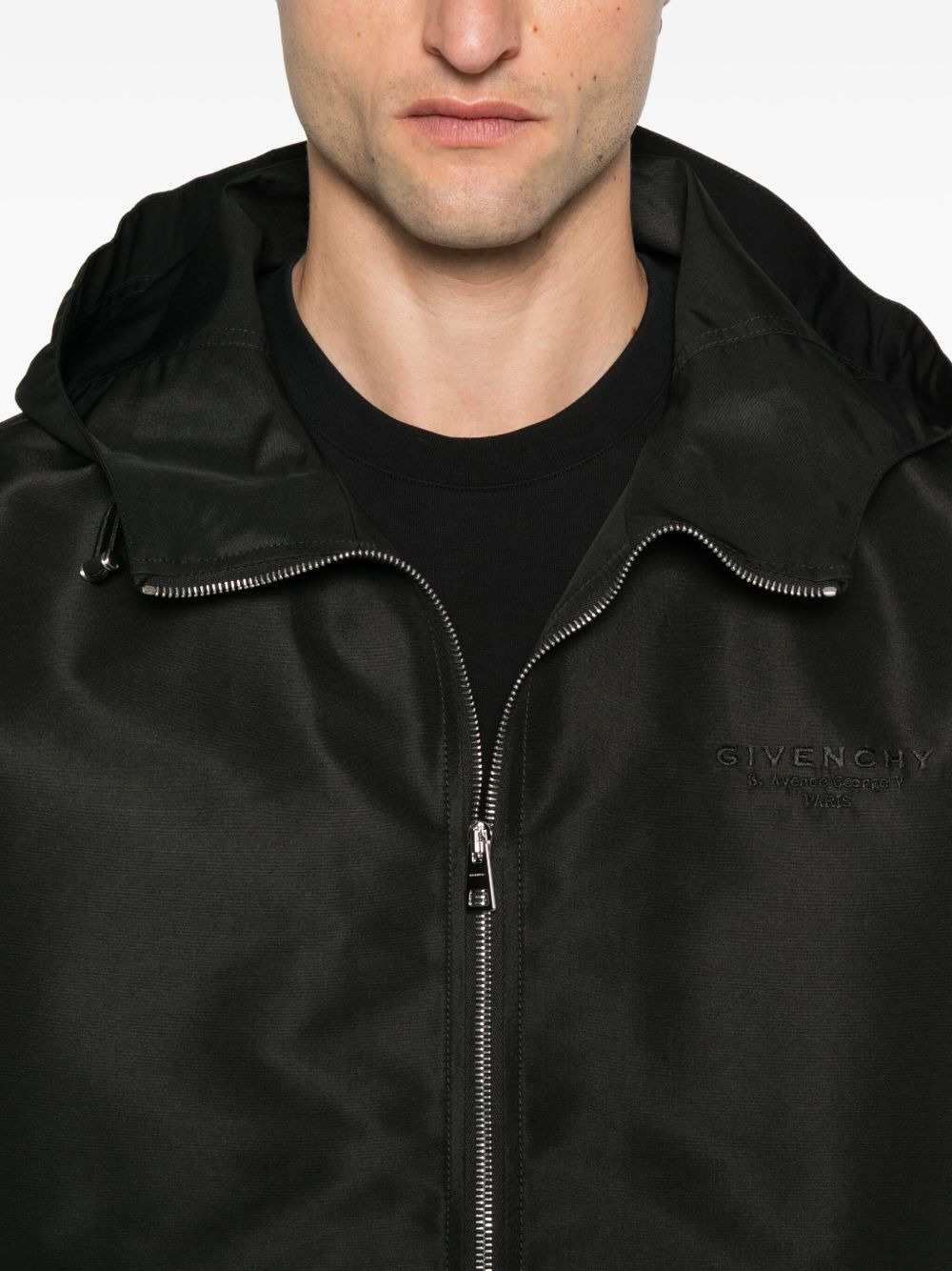 zip-up hooded jacket - 5