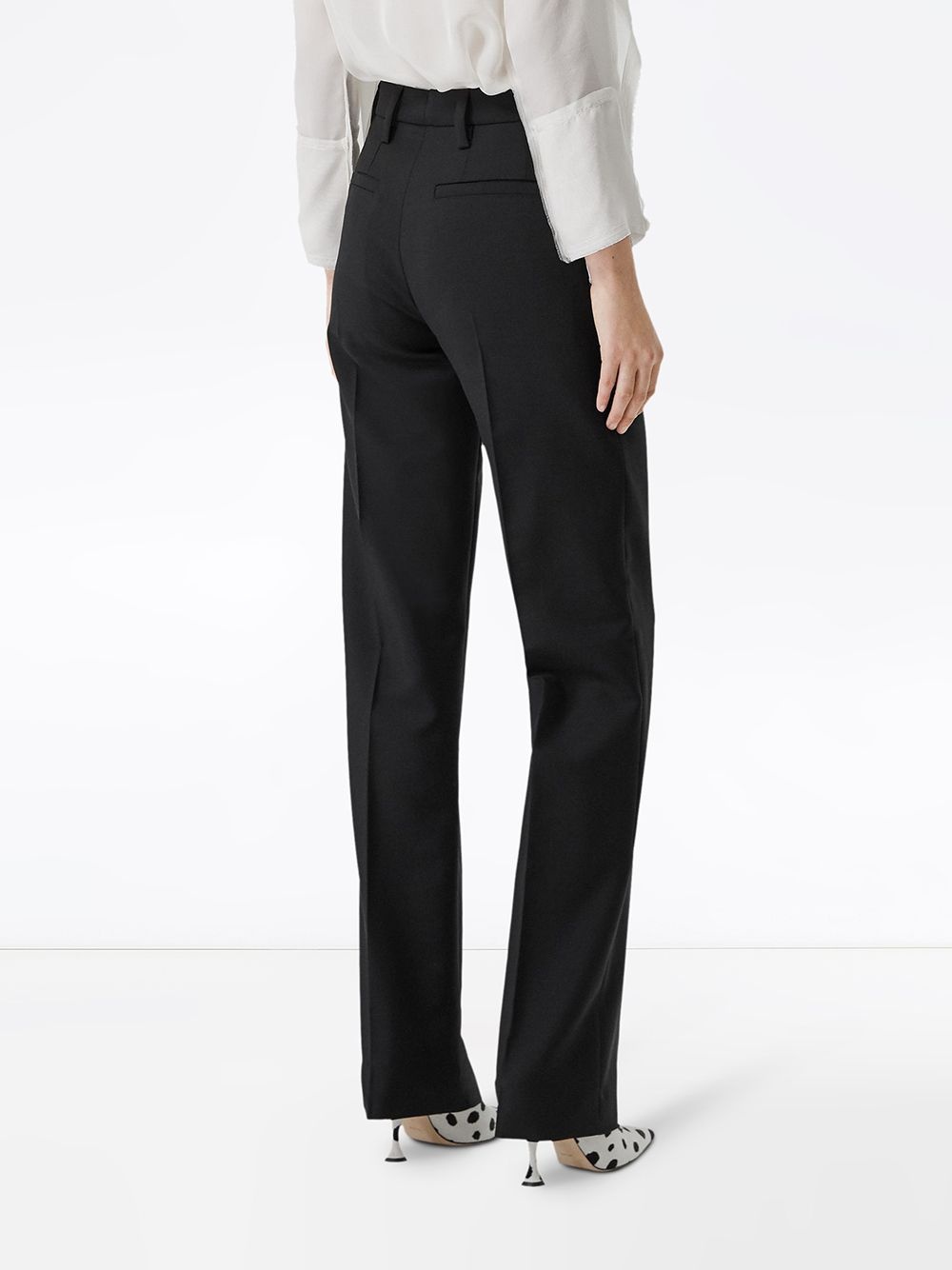 pocket detail tailored trousers - 4
