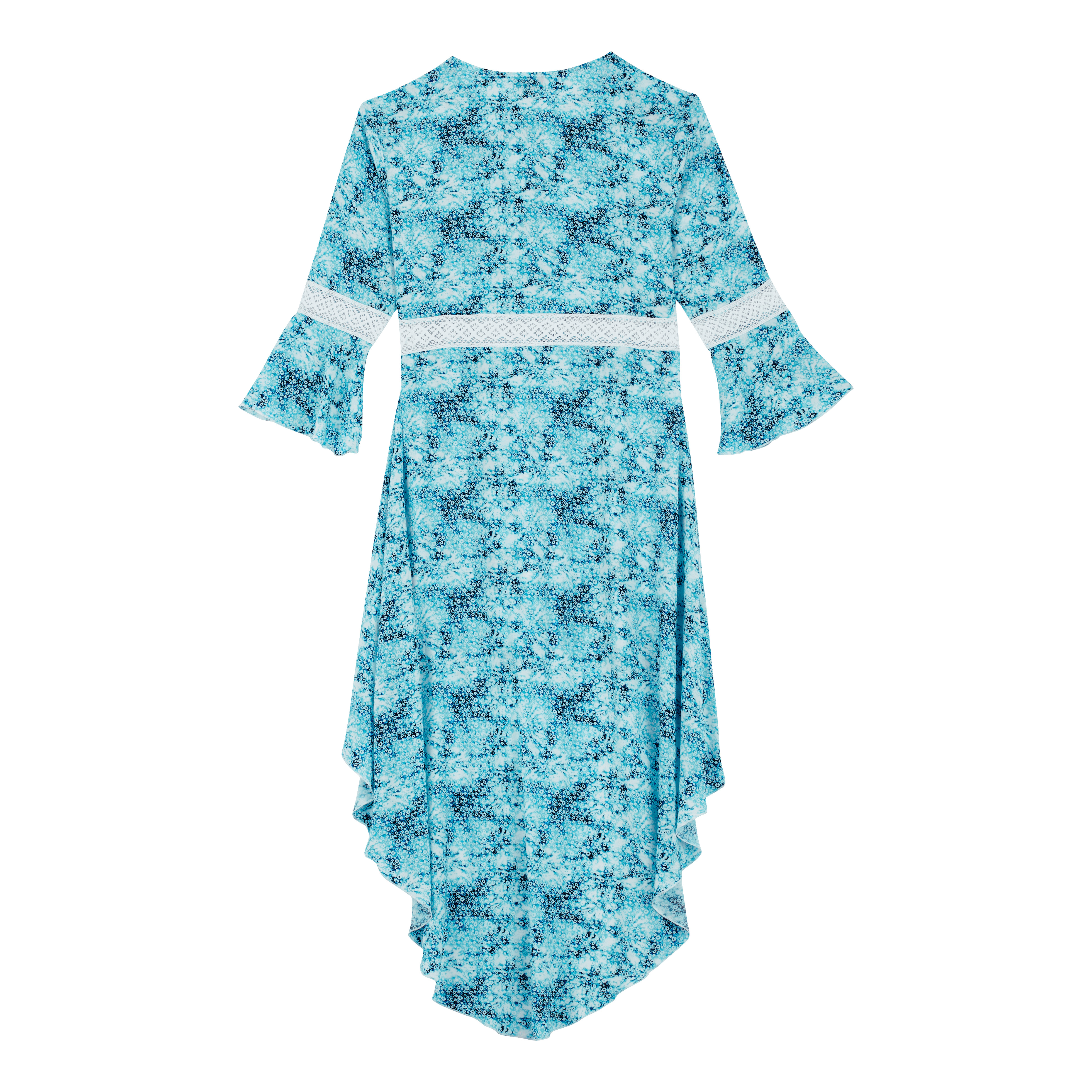 Women Dress Flowers Tie & Dye - 2