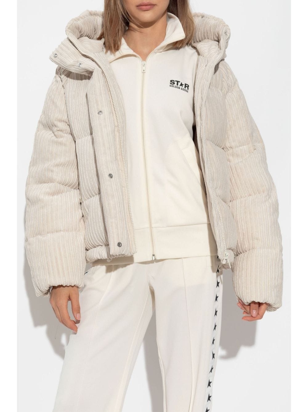 padded hoodie jacket - 3