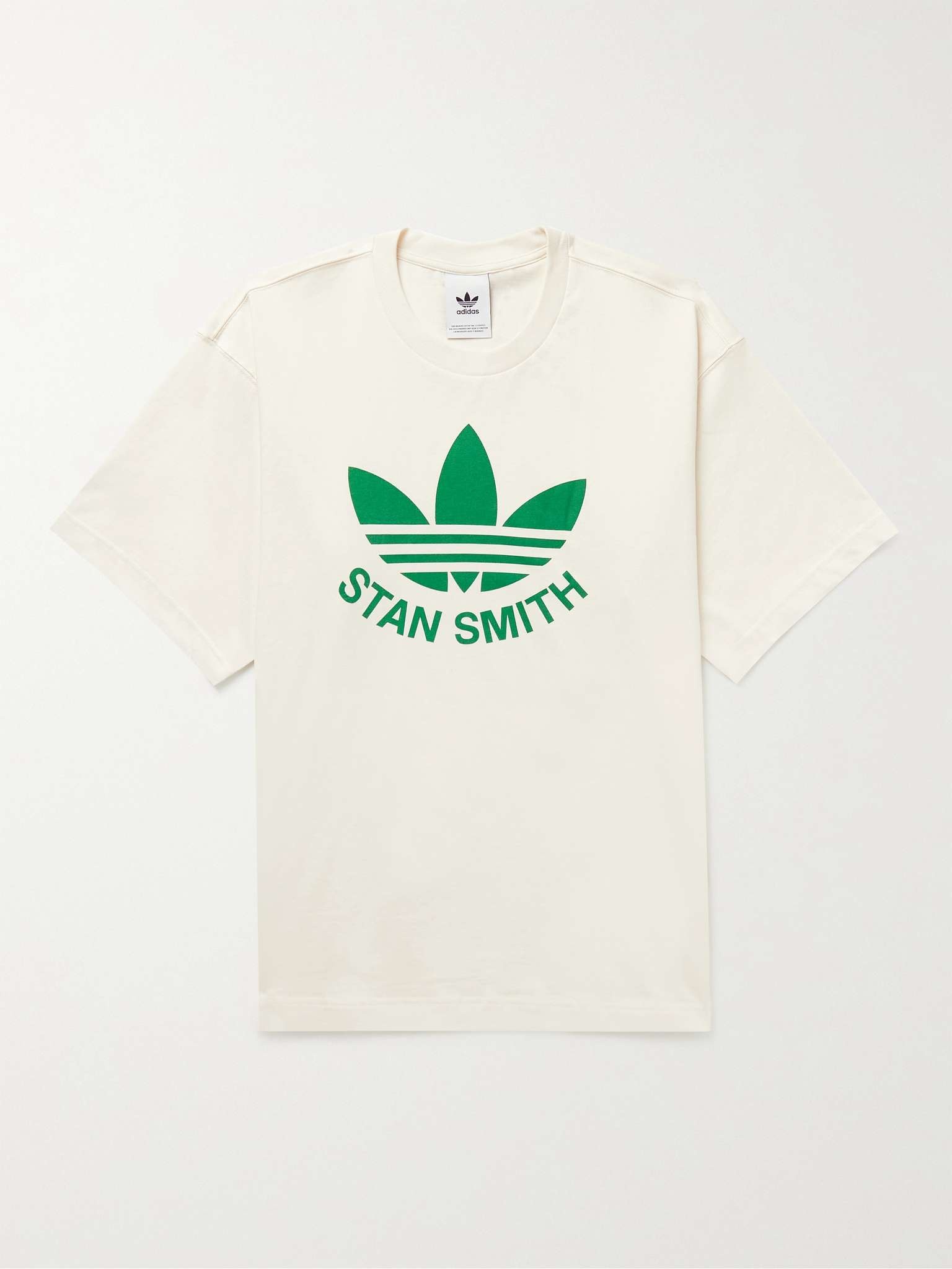 Stan Smith Logo-Print Organic Cotton-Jersey T-Shirt - 1