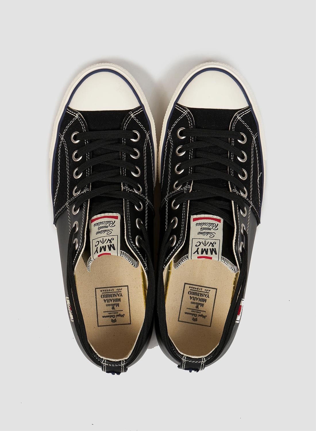 NC x Mihara Yasuhiro Leather Bowling Shoe in Black - 5
